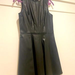 Vince Camuto leather dress